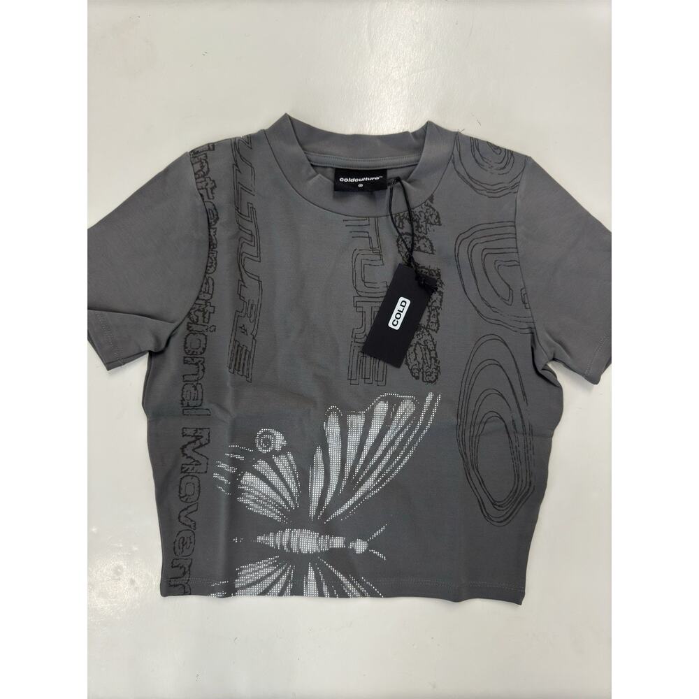 Cold Culture Flying Top Shirt Women’s Dusty Grey Small NWT!